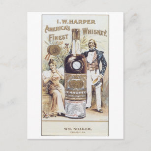 Harper Americas Finest Whiskey Postcard