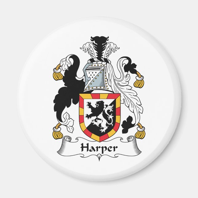 Harper Family Crest Magnet (Front)