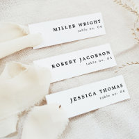 HARPER Modern Minimalist Slender Place Card Name