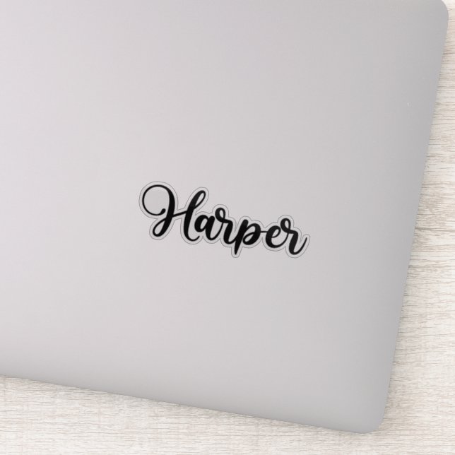 Harper Name - Handwritten Calligraphy (Detail)