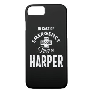 Harper Personalised Name Birthday Gift iPhone 8/7 Case
