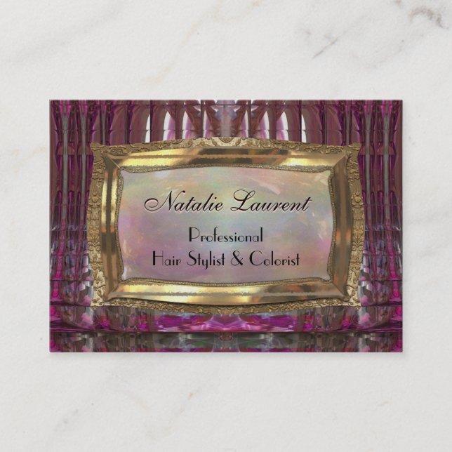 Harperglam Pearl Professional Business Business Card (Front)