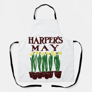 Harper's 1899 Edward Penfield Daffodils Apron