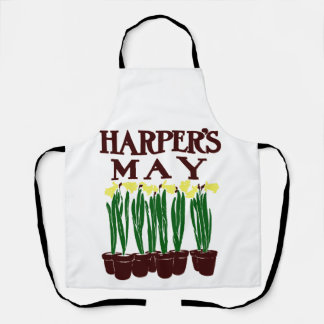 Harper's 1899 Edward Penfield Daffodils Apron