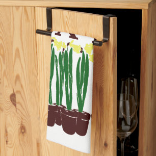 Harper's 1899 Edward Penfield Daffodils Tea Towel