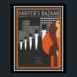 Harper's Bazaar Art Deco Cover 16 x 20 Poster<br><div class="desc">Unique Art Deco Cover for Harper's Bazaar</div>