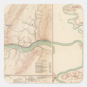 Harper's Ferry, Hagerstown, Funkstown Square Sticker