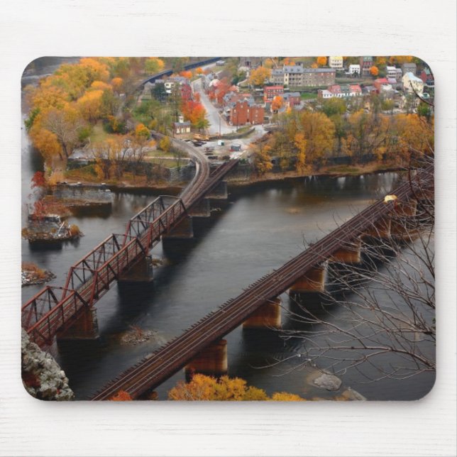 Harpers Ferry in the Fall Mouse Mat (Front)