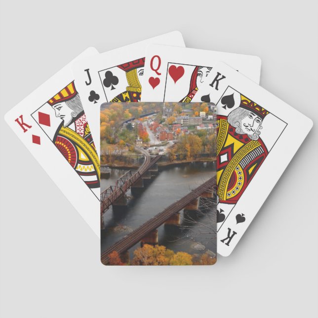 Harpers Ferry in the Fall Playing Cards (Back)