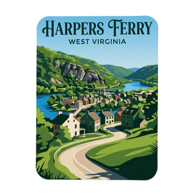 Harpers Ferry USA Magnet (Vertical)
