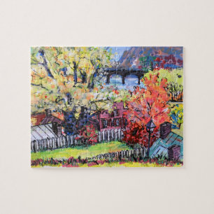 Harper's Ferry West Virginia / Artist Larry Lerew Jigsaw Puzzle