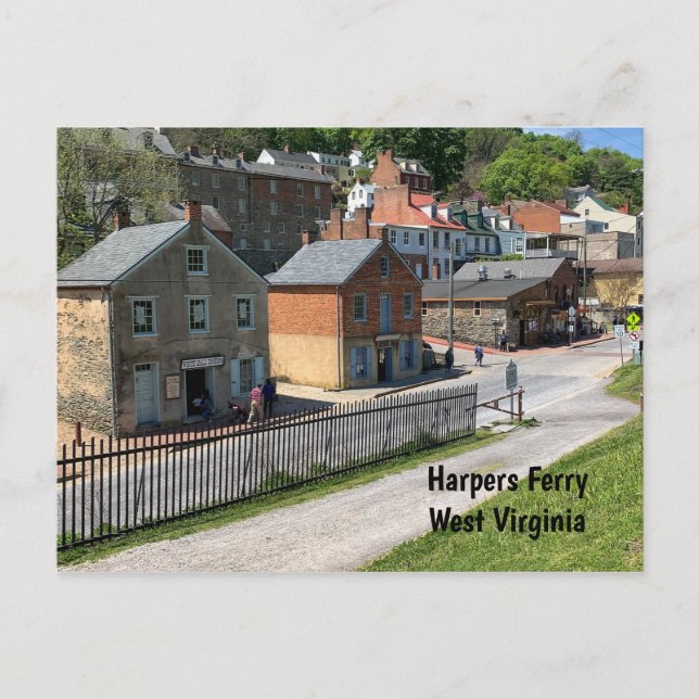 Harpers Ferry, West Virginia Postcard (Front)