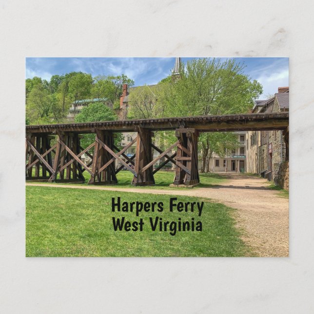 Harpers Ferry West Virginia Postcard (Front)