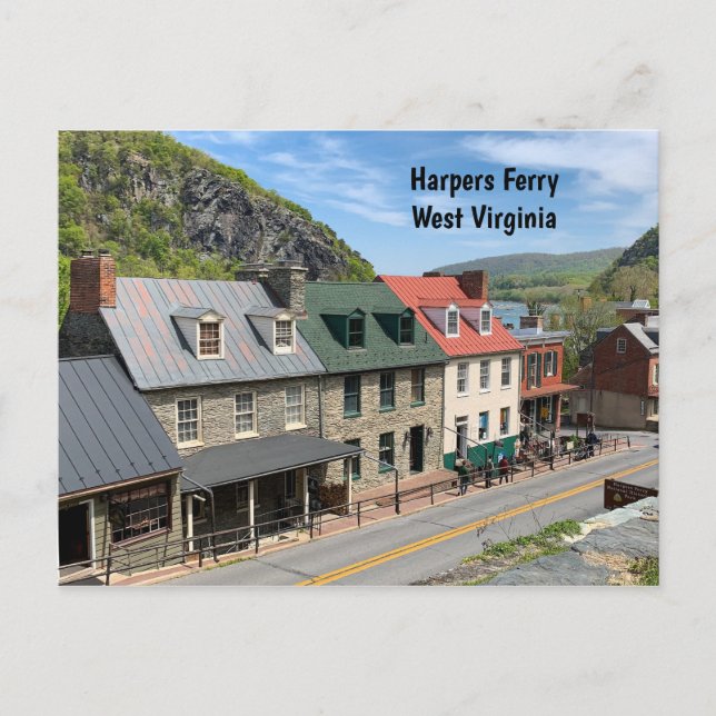 Harpers Ferry, West Virginia Postcard (Front)