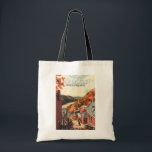 Harpers Ferry West Virginia Travel Art Vintage Tote Bag<br><div class="desc">Harpers Ferry retro vector travel design. Harpers Ferry is a town in West Virginia. Paths wind through Harpers Ferry National Historical Park,  which has 19th-century buildings.</div>