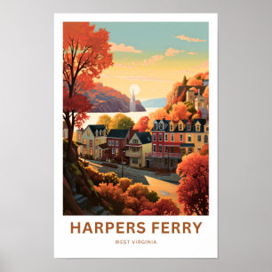 Harpers Ferry West Virginia Travel Print
