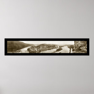 Harpers Ferry WV Photo 1912 Poster