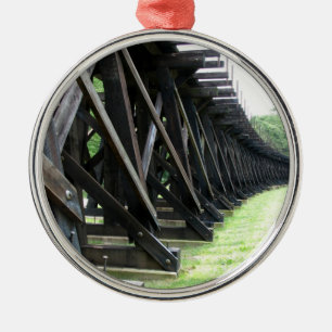 Harpers Ferry WV Raised Railroad Ornament