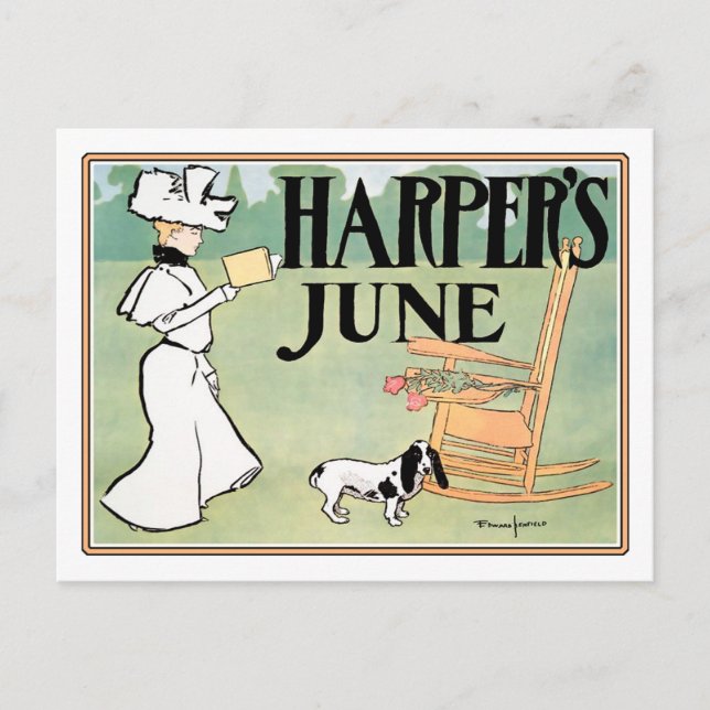 Harper's June Edition Postcard (Front)
