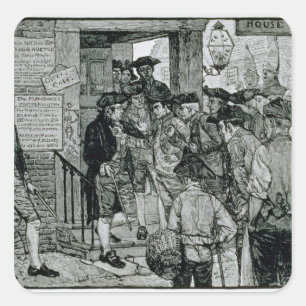 Harper's Magazine Square Sticker