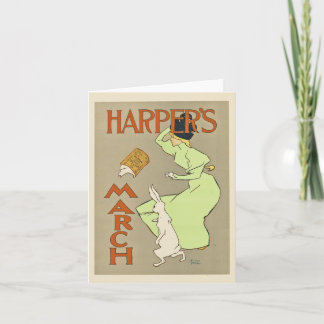 Harper's March note card