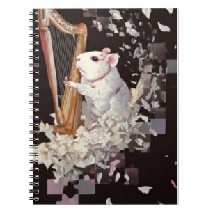 Harping Rat Notebook – Minimal Elegant Cover