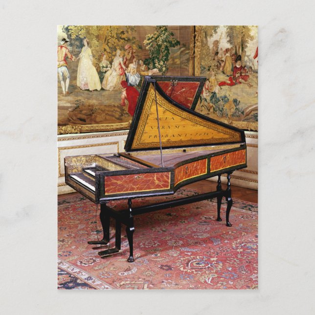 Harpsichord, 1634 postcard (Front)