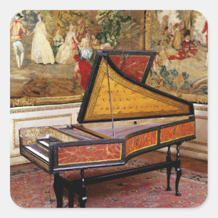 Harpsichord, 1634 square sticker