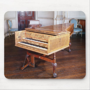 Harpsichord, by Jacob Kirckman, English, 1766 Mouse Mat