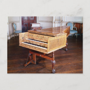 Harpsichord, by Jacob Kirckman, English, 1766 Postcard