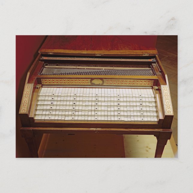 Harpsichord, by Johann Jakob Konnicke , 1796 Postcard (Front)