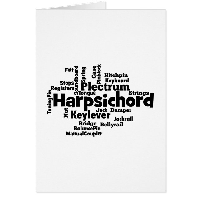 Harpsichord Word Cloud (Front)
