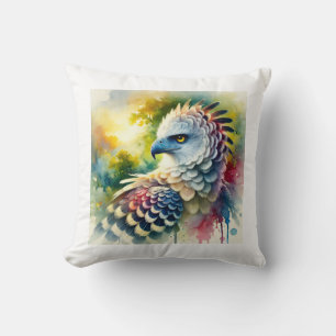 Harpy Eagle 240824AREF108 - Watercolor Cushion
