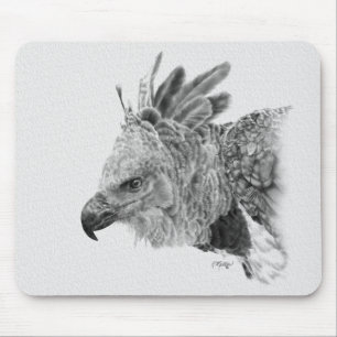 Harpy Eagle Drawing Mouse Mat