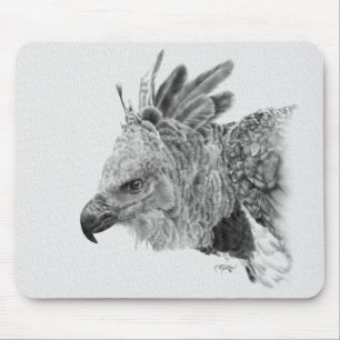 Harpy Eagle Drawing Mouse Mat