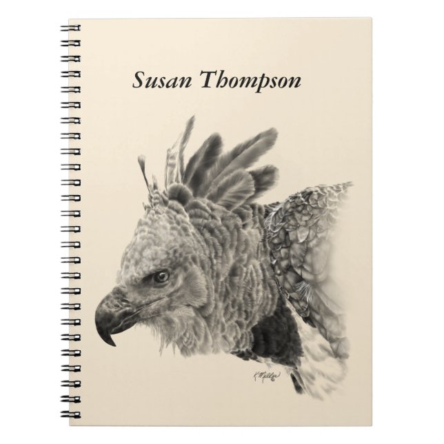 Harpy Eagle Drawing Notebook (Front)