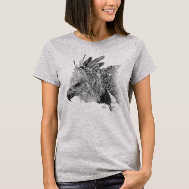 Harpy Eagle Drawing T-Shirt (Front)