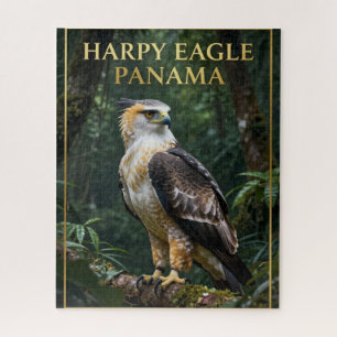 🦅 Harpy Eagle Panama Rainforest Bird Jigsaw Puzzle