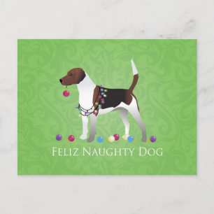 Harrier Christmas Design Holiday Postcard