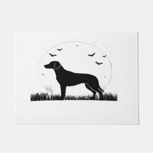 Harrier Dog � Halloween Moon Silhouette Classic T- Doormat