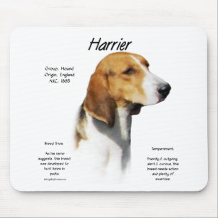 Harrier History Design Mouse Mat