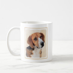 Harrier Painting - Cute Original Dog Art Coffee Mug