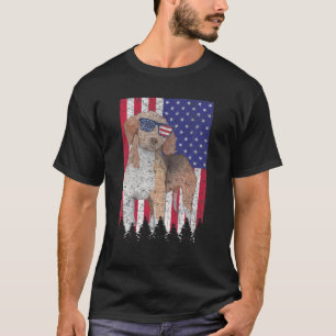 Harrier Patriotic Dog USA Pride American Flag T-Shirt