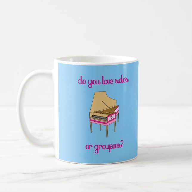 Harriet Harpsichord Light Sky Coffee Mug (Left)