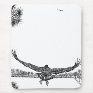 HARRIET + M - E18 FLYS TO E17 WAIT FOR ME MOUSE MAT