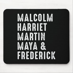 Harriet Martin Maya Frederick Black Leaders Mouse Mat