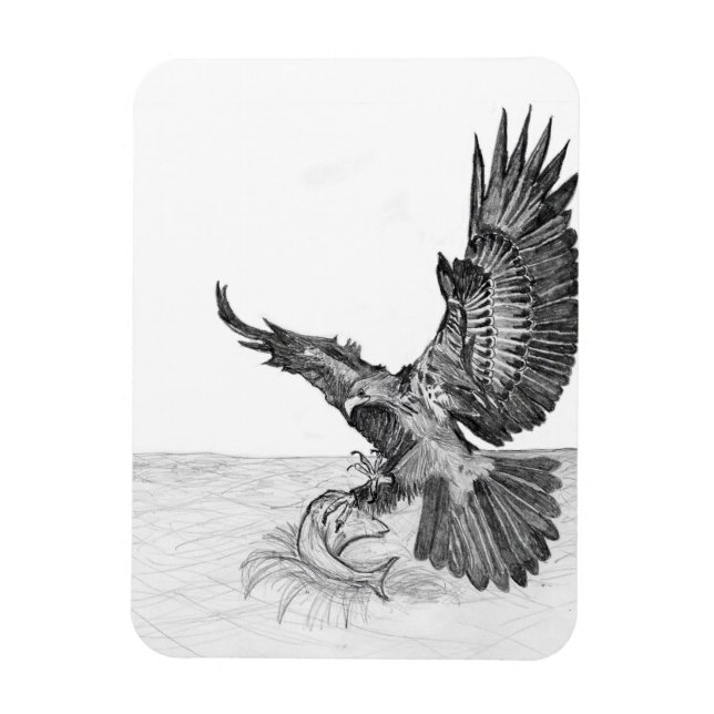 HARRIET OZZIE M15 HOME STORY OF FAMILY TREE FISH MAGNET (Vertical)