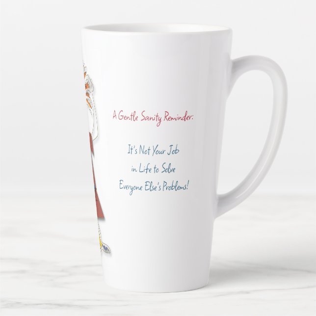 'Harriet' - Sanity Reminder Latte Mug (Right)