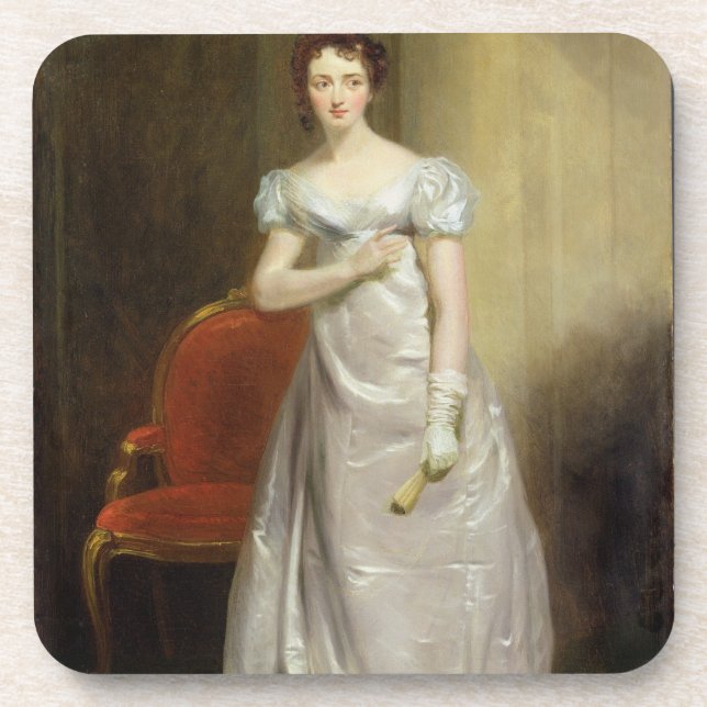 Harriet Smithson (1800-54) as Miss Dorillon, c.182 Coaster (Front)