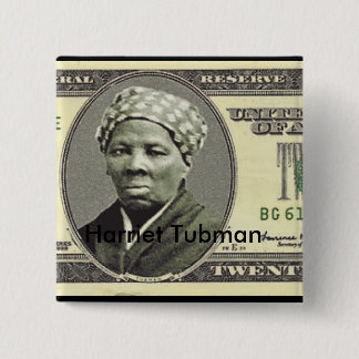 Harriet Tubman 15 Cm Square Badge